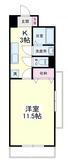 遠州鉄道 上島駅 徒歩37分 6階建 築27年の間取り写真