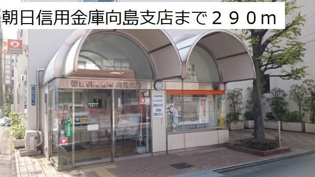 銀行　朝日信用金庫向島支店（銀行）まで290m