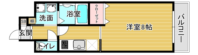 OAK弥栄の間取り写真