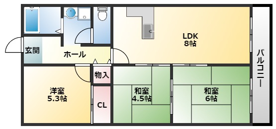 パナグレープの間取り写真