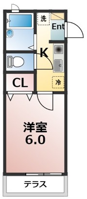 ＪＲ埼京線 与野本町駅 徒歩3分 3階建 築24年の間取り写真