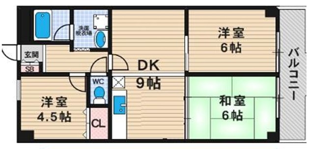 コープシティ公園南の間取り写真