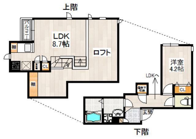 CB箱崎リヨンの間取り写真