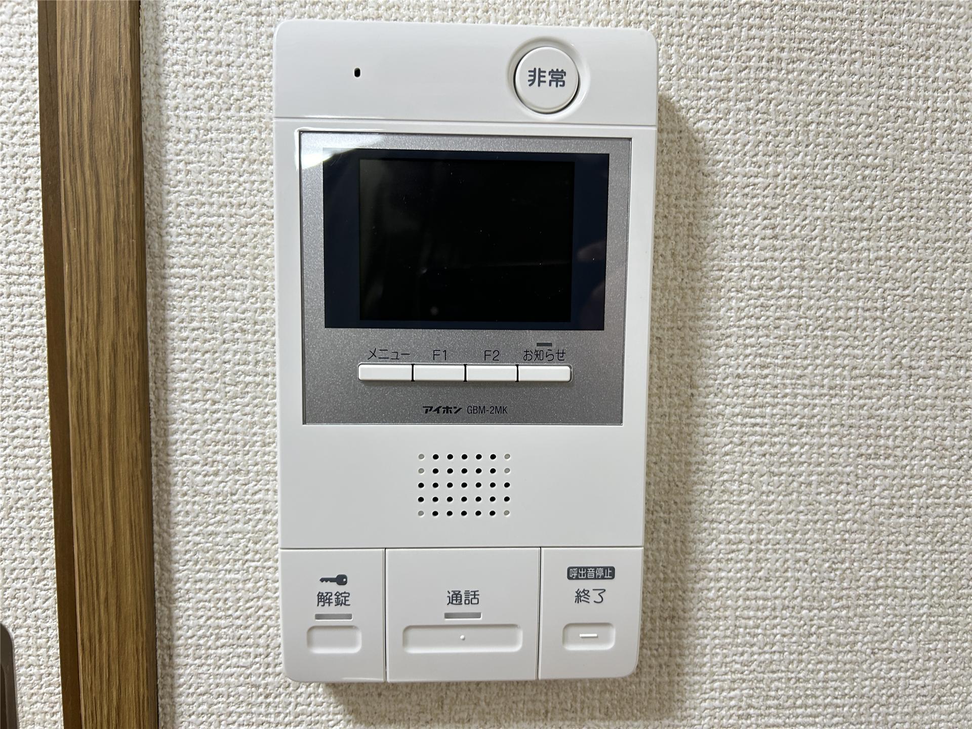 セキュリティ　録画機能付きのＴＶモニターホンです