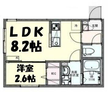 東武野田線 岩槻駅 徒歩7分 3階建 築2年の間取り写真