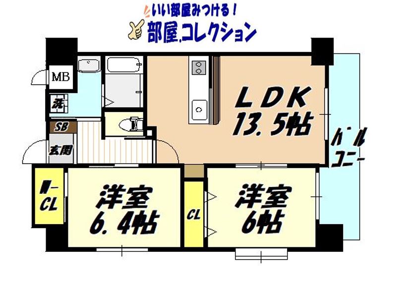 ベルステージ須賀町の間取り