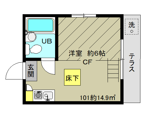 フルハウス中杉の間取り