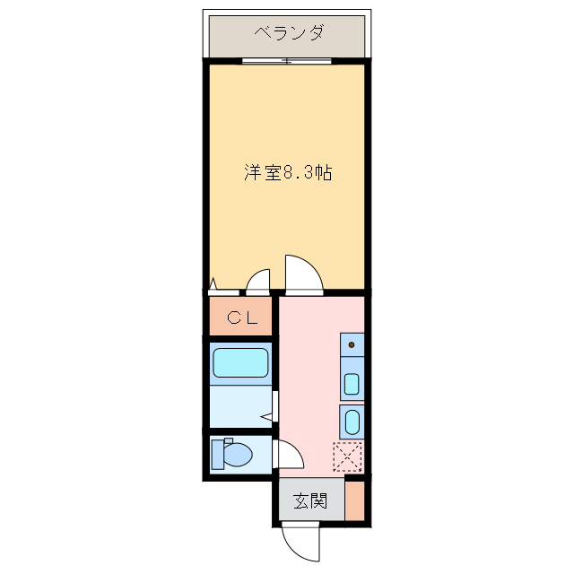 エスポワール古川の間取り