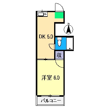 コーポシリウスの間取り