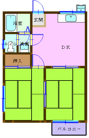 第2光風荘の間取り