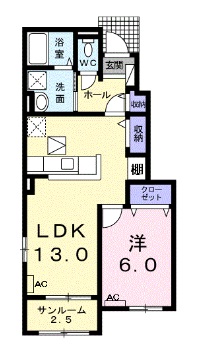 フロリサンテIの間取り