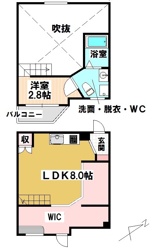 iMezoNの間取り