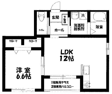 さいたま市西区三橋のアパートの間取り