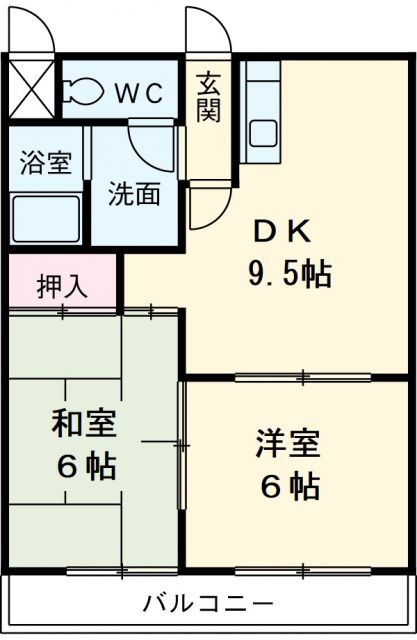 カサ松下の間取り