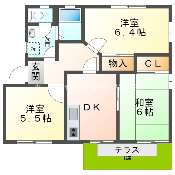 M1ハウス　Aの間取り