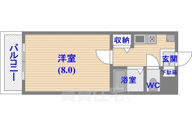 ビエント今川の間取り