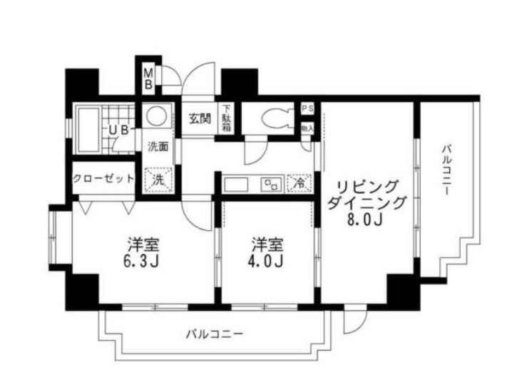 レジディア文京本郷の間取り