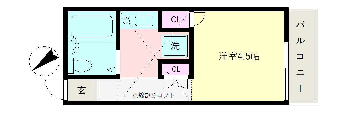 アメニティー東永谷の間取り