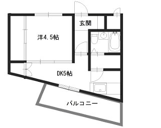 高砂市阿弥陀町阿弥陀のアパートの間取り