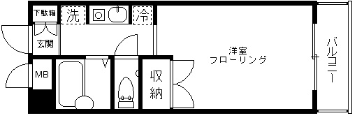 ウインズ多摩川の間取り