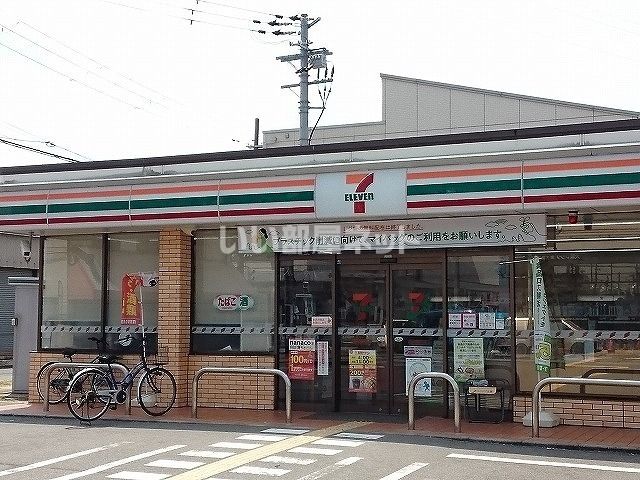 コンビニ　セブンイレブン 東大阪稲葉1丁目店（コンビニ）まで496m