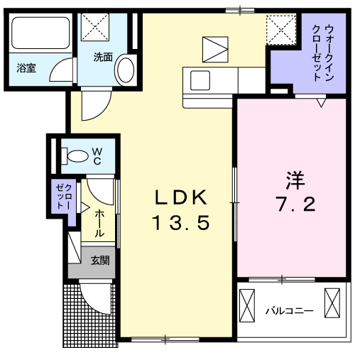 プランドール　壱番館の間取り