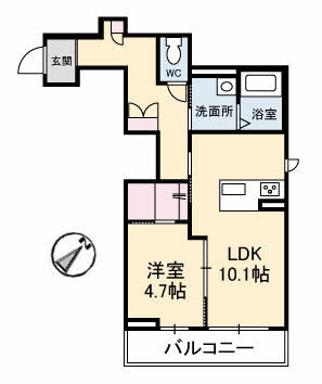 グランデ松保町の間取り