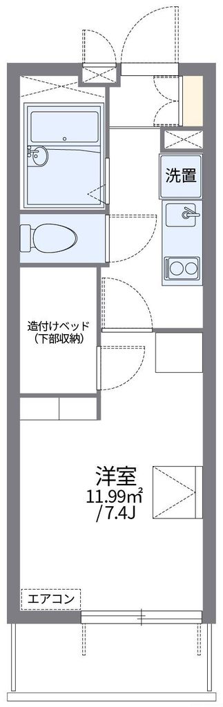 レオパレスＹＯＳＨＩＫＯの間取り