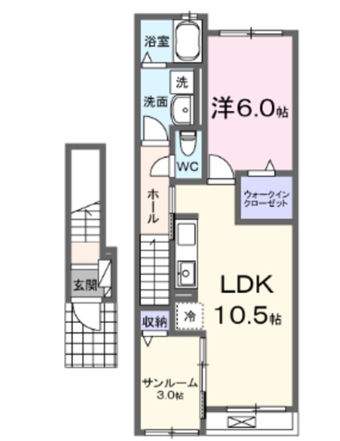 スプリング サニーの間取り