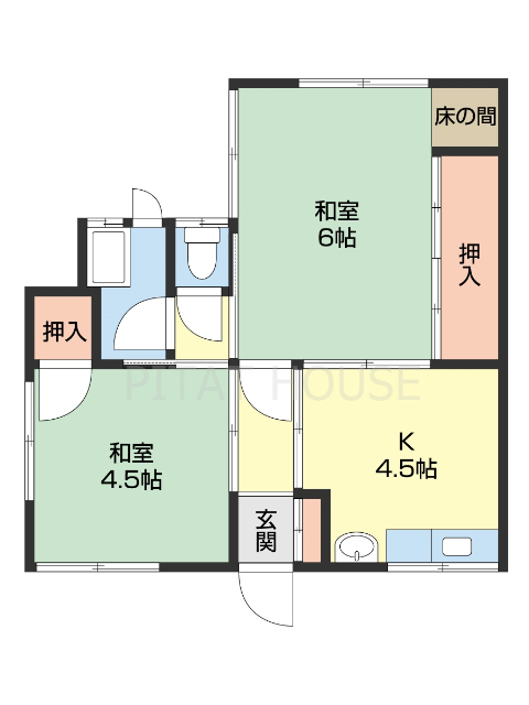 坂本住宅の間取り