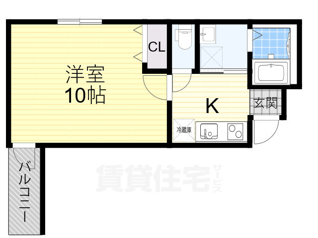 フジパレス三津屋南の間取り