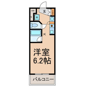 春日井市中央通のマンションの間取り