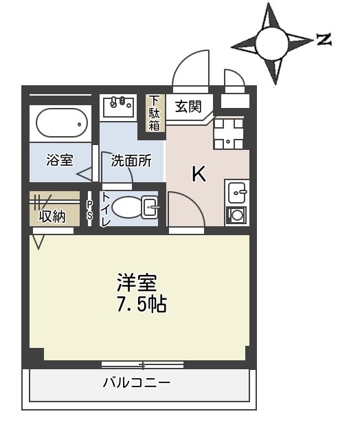 マンション芙蓉の間取り