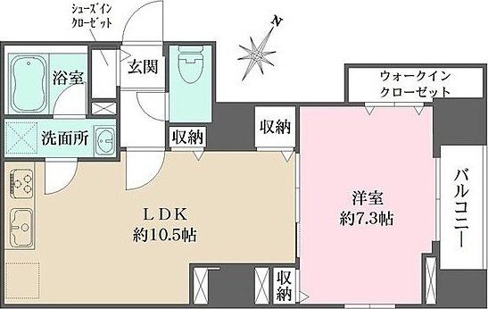 【文京区大塚のマンションの間取り】