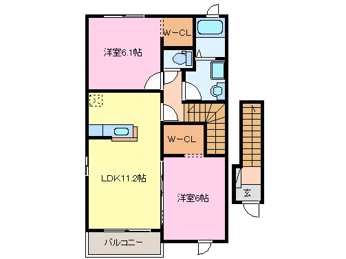 タルタルーガIの間取り