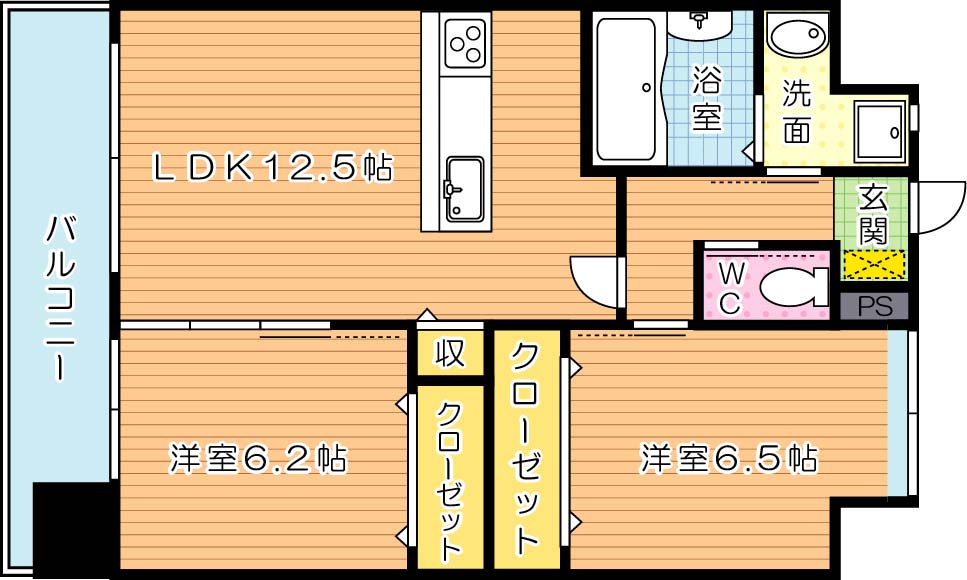 ギャラン穴生の間取り