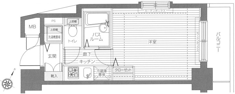 トーシンフェニックス芝浦ベイフォートの間取り