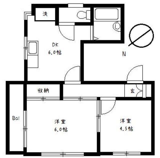 ハウゼ井上の間取り