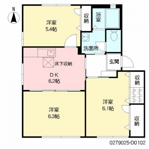 ビバブルエクティIV棟の間取り