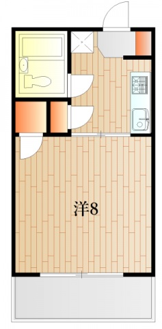 下関市生野町のマンションの間取り