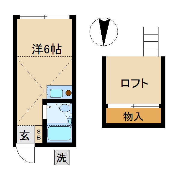 ムサシノハイツの間取り