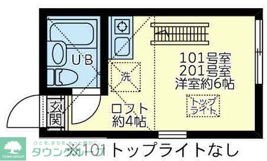 ユナイト日吉クイーン・マカダミアの間取り