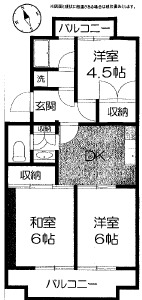 サンハイム１の間取り