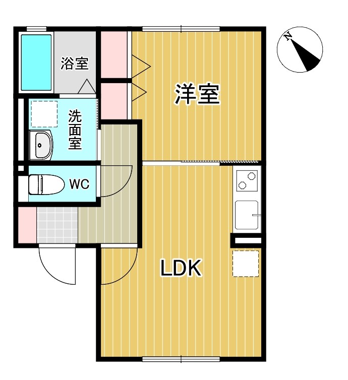 ハイム錦町の間取り