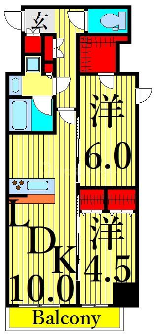 S-RESIDENCE尾久azureの間取り