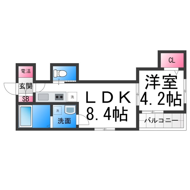 アトムハウスI号館の間取り