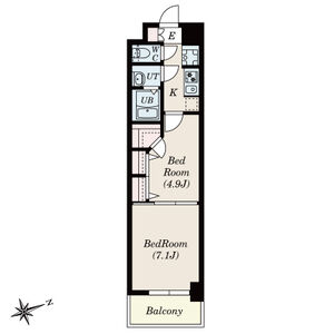 S-RESIDENCE神沢affordの間取り