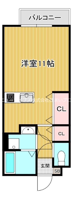 守口市佐太中町のアパートの間取り