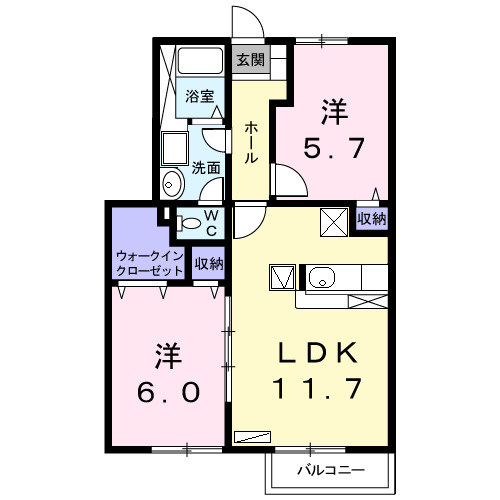 ラフィネＲＳＢの間取り