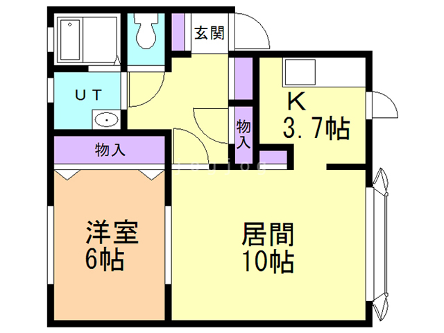 ハイツＶＩＰの間取り